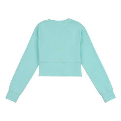 Elle Girls Multicolour Print Crop Sweatshirt