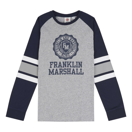 Franklin & Marshall Vintage Stripe Long-Sleeved T-Shirt FMS0508G59