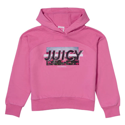 Juicy Couture Waffle Panel Hoodie - Pink