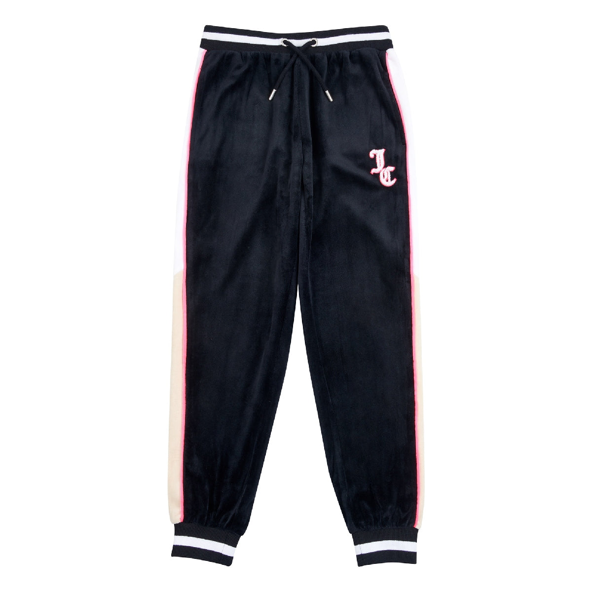 Juicy Couture Girls Velour Block Joggers