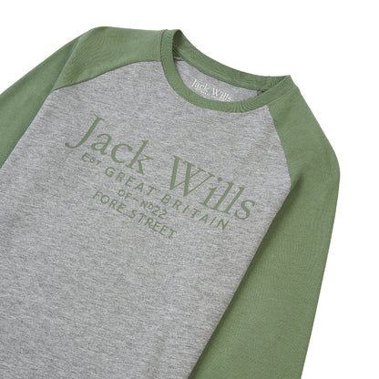 Jack Wills Raglan Long-Sleeve T-Shirt JWS0117G59