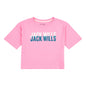 Jack Wills Girls Boxy Crop T-Shirt JWS5274C05